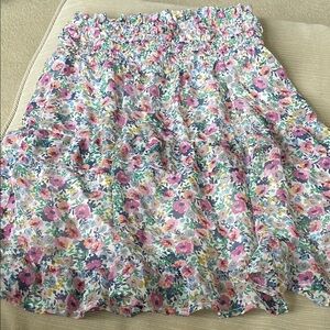 Sienna Sky Multicolor Floral A-Line Skirt